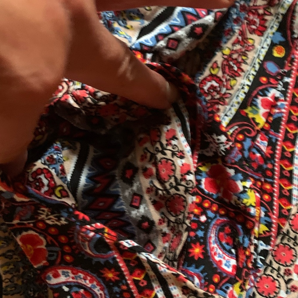SALE! 😎 Sans Souci Vibrant Patterned Jumpsuit Size XS - Picture 14 of 14
